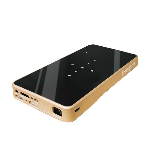 Mini Projector, Portable Native 1080P Video Projector, Multimedia Home Theater Movie Projector, Compatible with Full HD 1080P HDMI, VGA, USB, AV, Surtable for Laptop and Smartphone