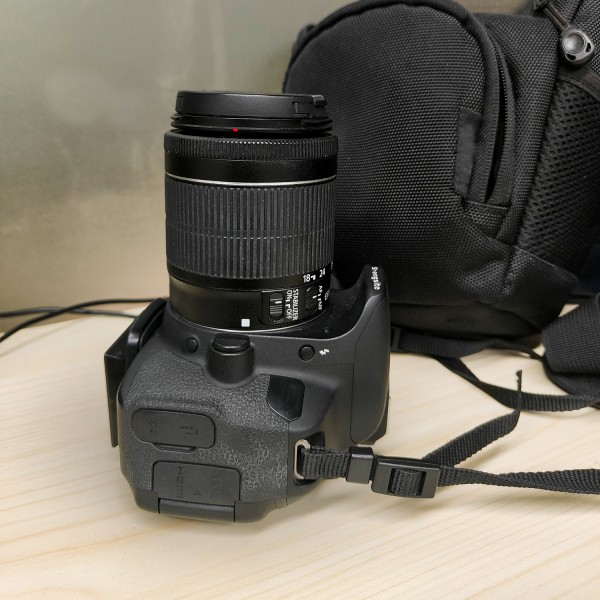 Shengsite DSLR Camera with 18-55mm Lens | Built-in Wi-Fi | 24.1 MP CMOS Sensor | DIGIC 4+ Image Processor and Full HD Video, Black
