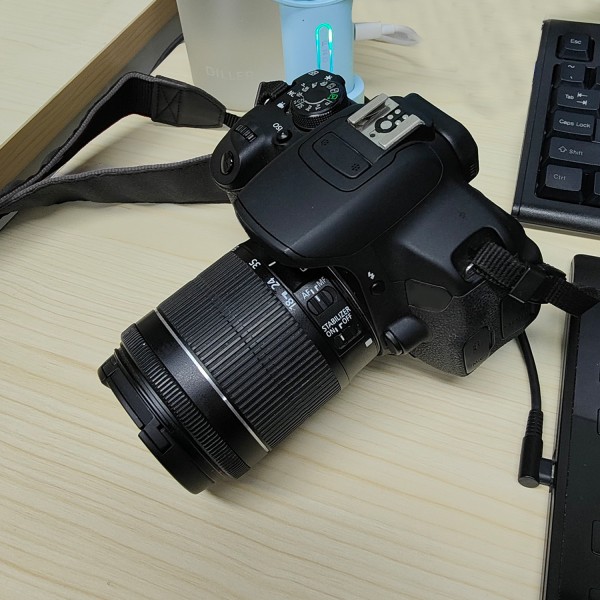 Shengsite DSLR Camera with 18-55mm Lens | Built-in Wi-Fi | 24.1 MP CMOS Sensor | DIGIC 4+ Image Processor and Full HD Video, Black