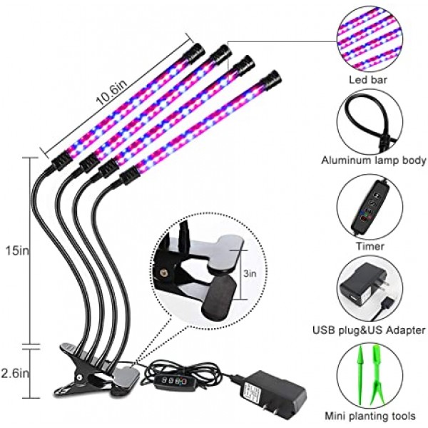 Four tube lights