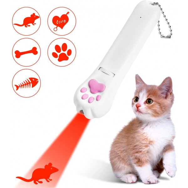 Shengsite Indoor Cats Interactive cat/Dog Toys, Red LED Projection, pet Training Supplies,Gifts for Children.